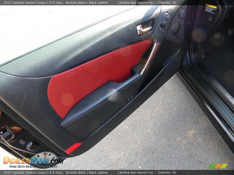 2013 Hyundai Genesis Coupe 3.8 R-Spec Becketts Black / Black Leather Photo #19