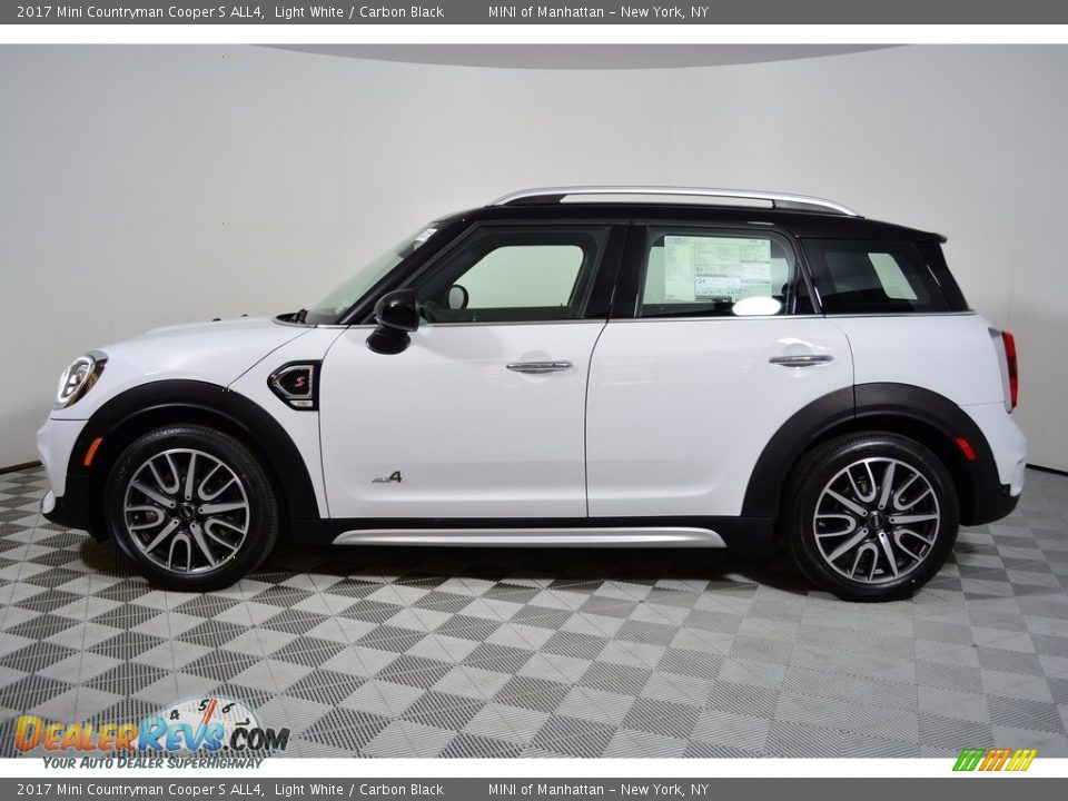 2017 Mini Countryman Cooper S ALL4 Light White / Carbon Black Photo #3
