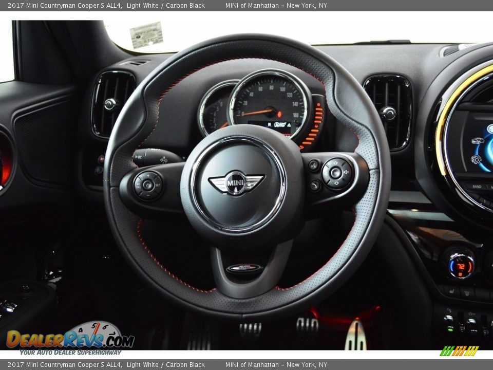 2017 Mini Countryman Cooper S ALL4 Light White / Carbon Black Photo #14