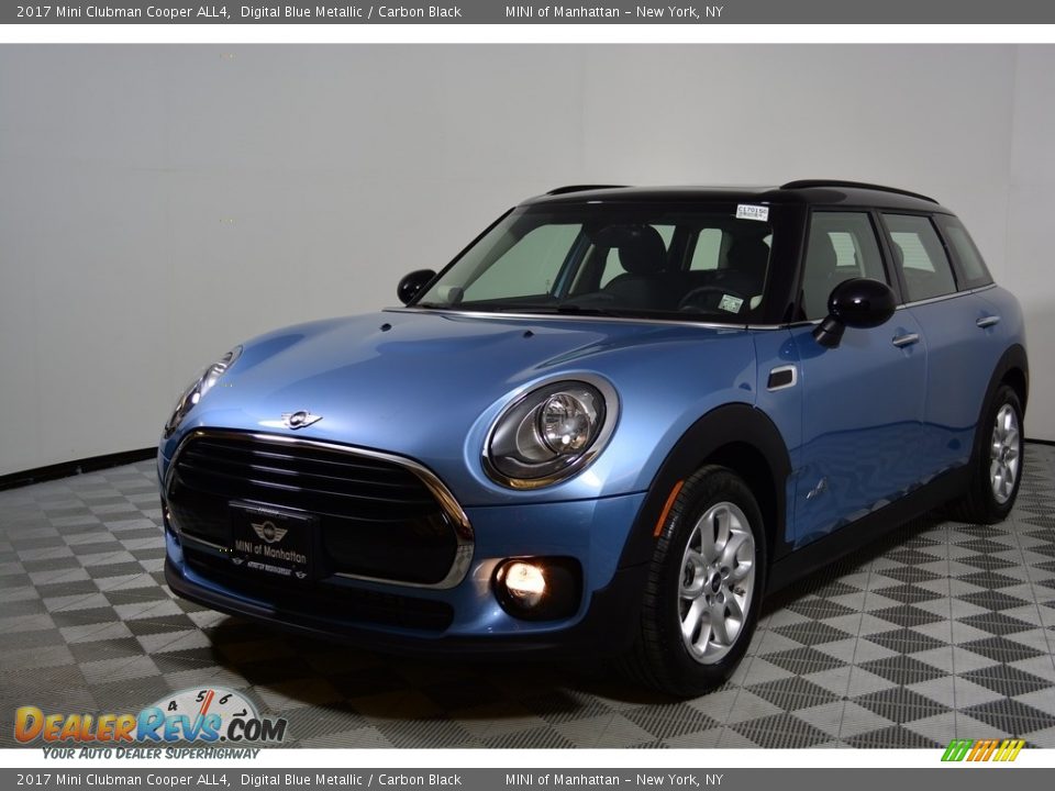 2017 Mini Clubman Cooper ALL4 Digital Blue Metallic / Carbon Black Photo #1