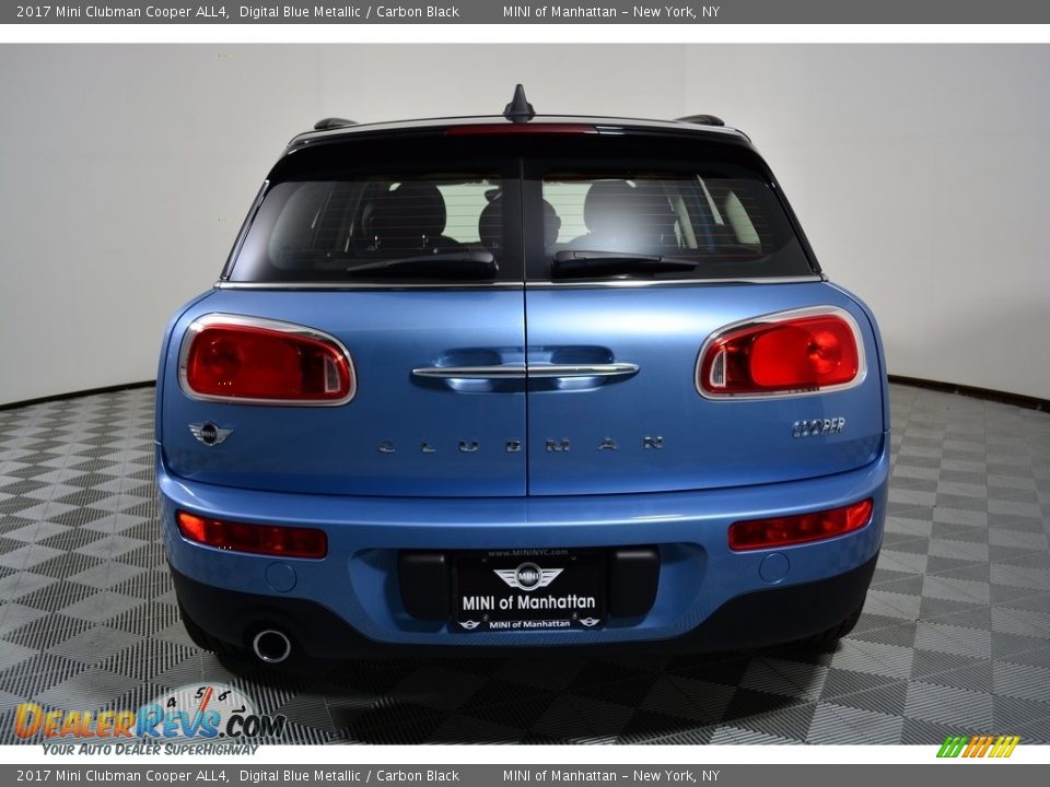 2017 Mini Clubman Cooper ALL4 Digital Blue Metallic / Carbon Black Photo #5
