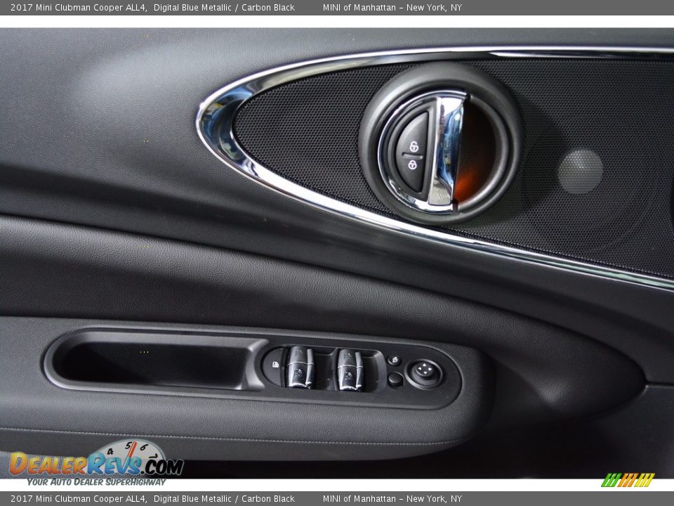 2017 Mini Clubman Cooper ALL4 Digital Blue Metallic / Carbon Black Photo #7
