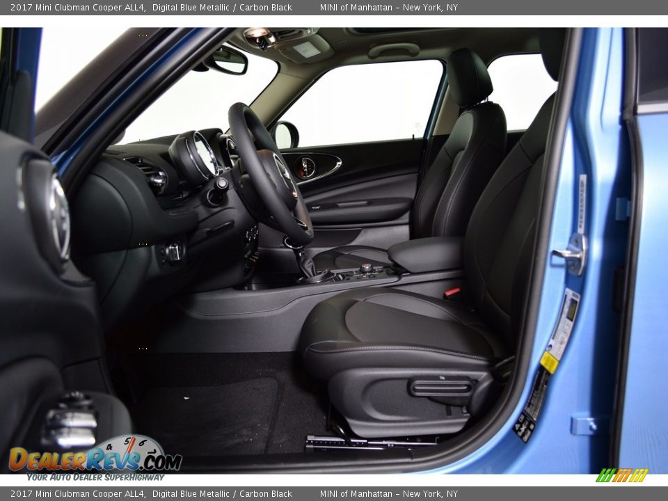 2017 Mini Clubman Cooper ALL4 Digital Blue Metallic / Carbon Black Photo #9