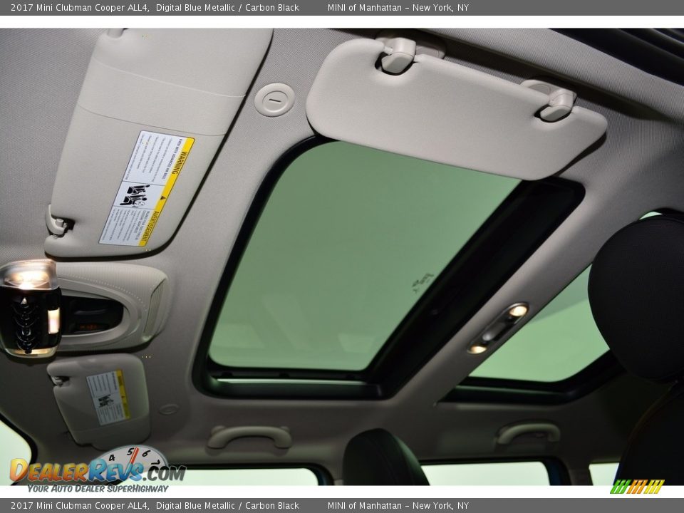 2017 Mini Clubman Cooper ALL4 Digital Blue Metallic / Carbon Black Photo #10