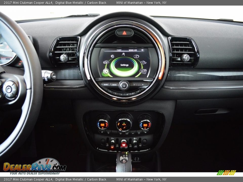 2017 Mini Clubman Cooper ALL4 Digital Blue Metallic / Carbon Black Photo #12