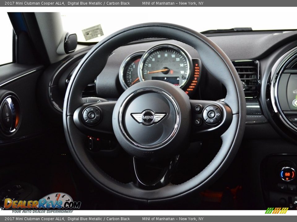 2017 Mini Clubman Cooper ALL4 Digital Blue Metallic / Carbon Black Photo #14