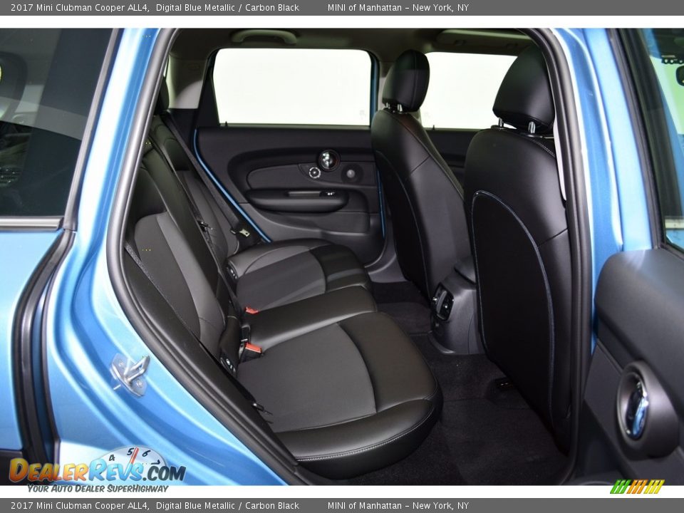 2017 Mini Clubman Cooper ALL4 Digital Blue Metallic / Carbon Black Photo #15