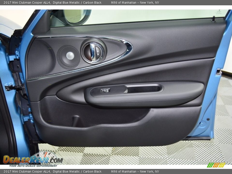 2017 Mini Clubman Cooper ALL4 Digital Blue Metallic / Carbon Black Photo #16