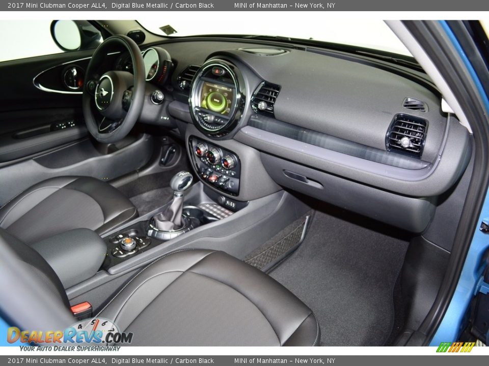 2017 Mini Clubman Cooper ALL4 Digital Blue Metallic / Carbon Black Photo #17