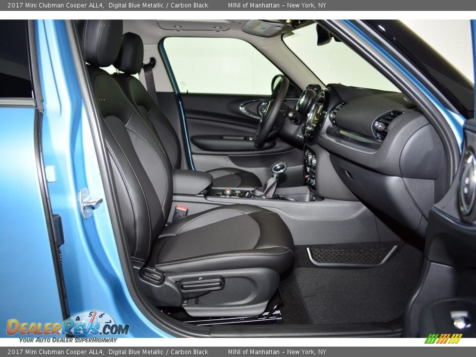 2017 Mini Clubman Cooper ALL4 Digital Blue Metallic / Carbon Black Photo #18
