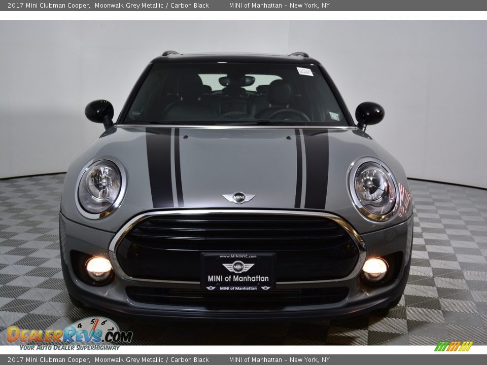 2017 Mini Clubman Cooper Moonwalk Grey Metallic / Carbon Black Photo #2