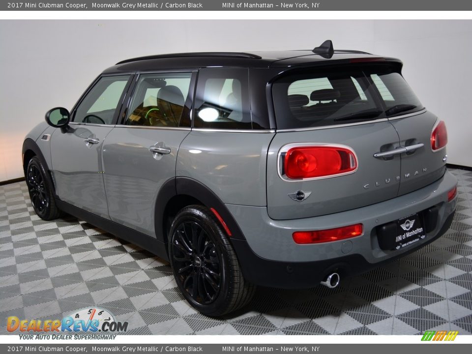 2017 Mini Clubman Cooper Moonwalk Grey Metallic / Carbon Black Photo #4