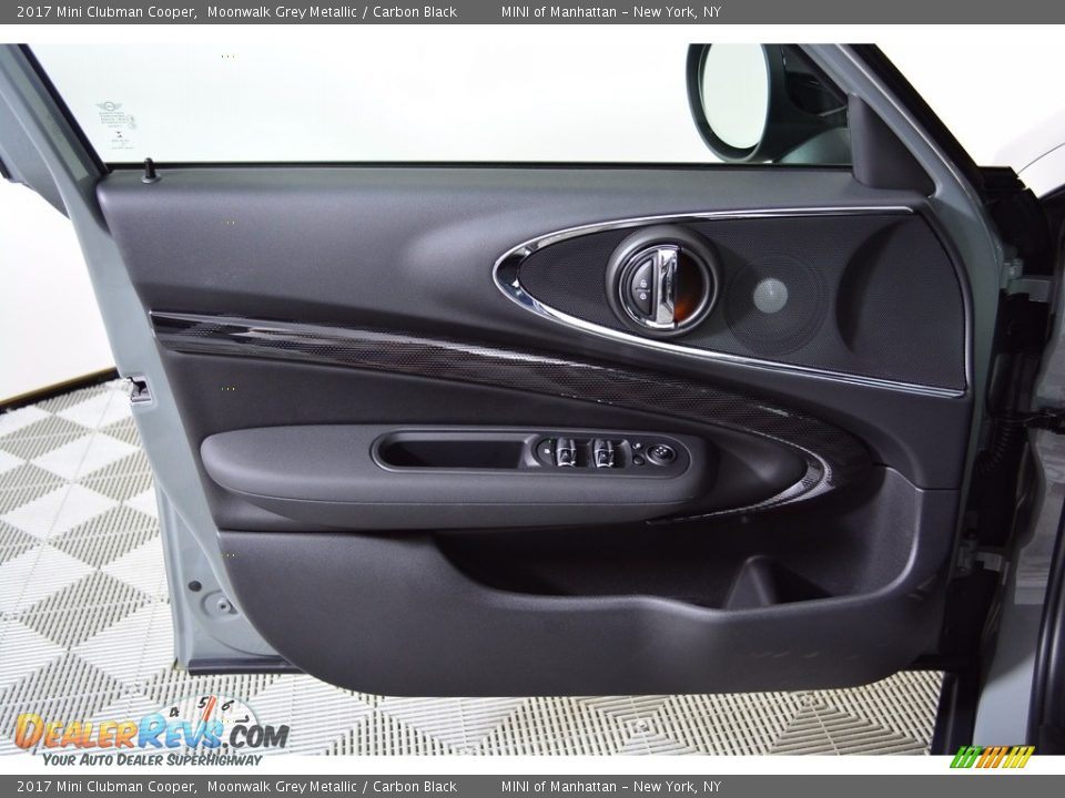 2017 Mini Clubman Cooper Moonwalk Grey Metallic / Carbon Black Photo #6