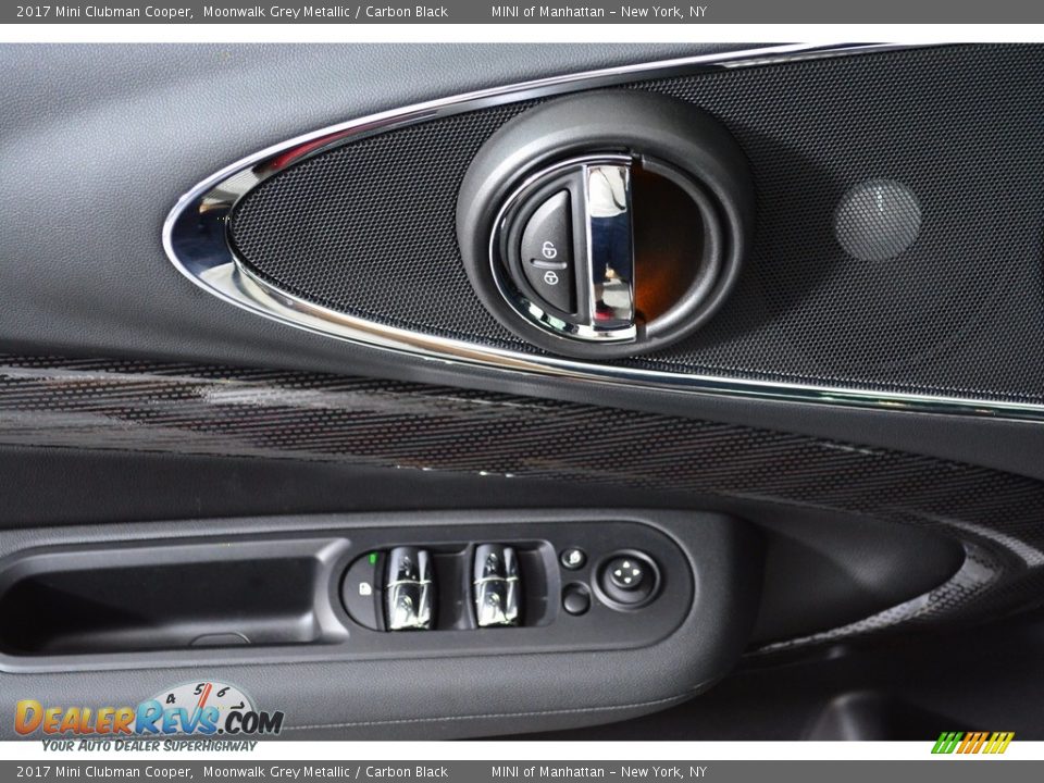 2017 Mini Clubman Cooper Moonwalk Grey Metallic / Carbon Black Photo #7