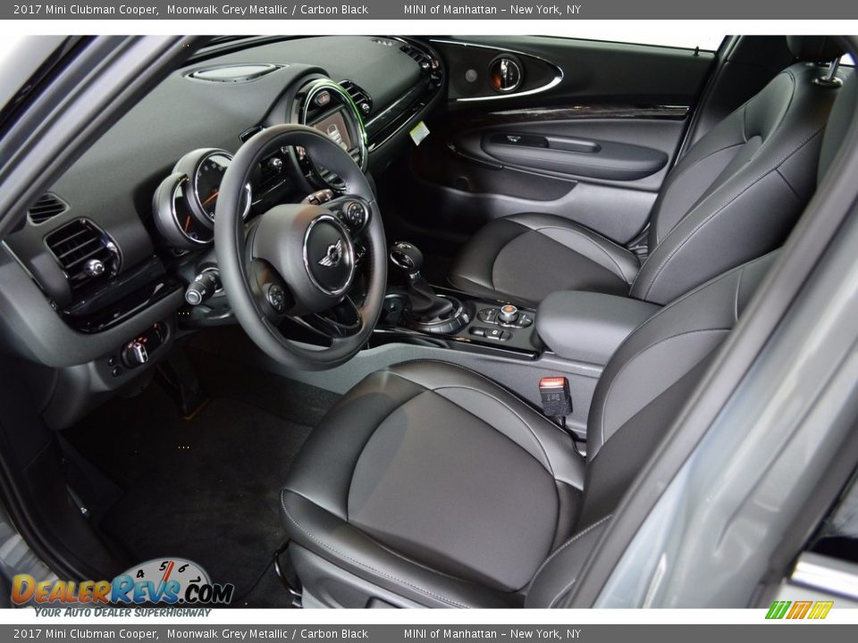 2017 Mini Clubman Cooper Moonwalk Grey Metallic / Carbon Black Photo #8