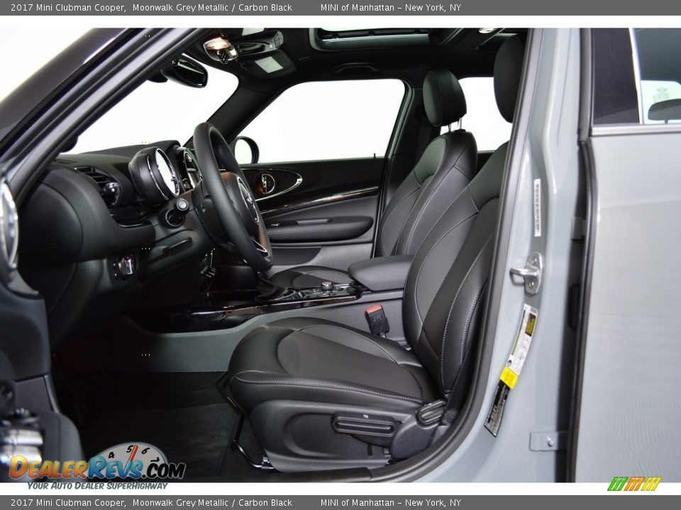 2017 Mini Clubman Cooper Moonwalk Grey Metallic / Carbon Black Photo #9