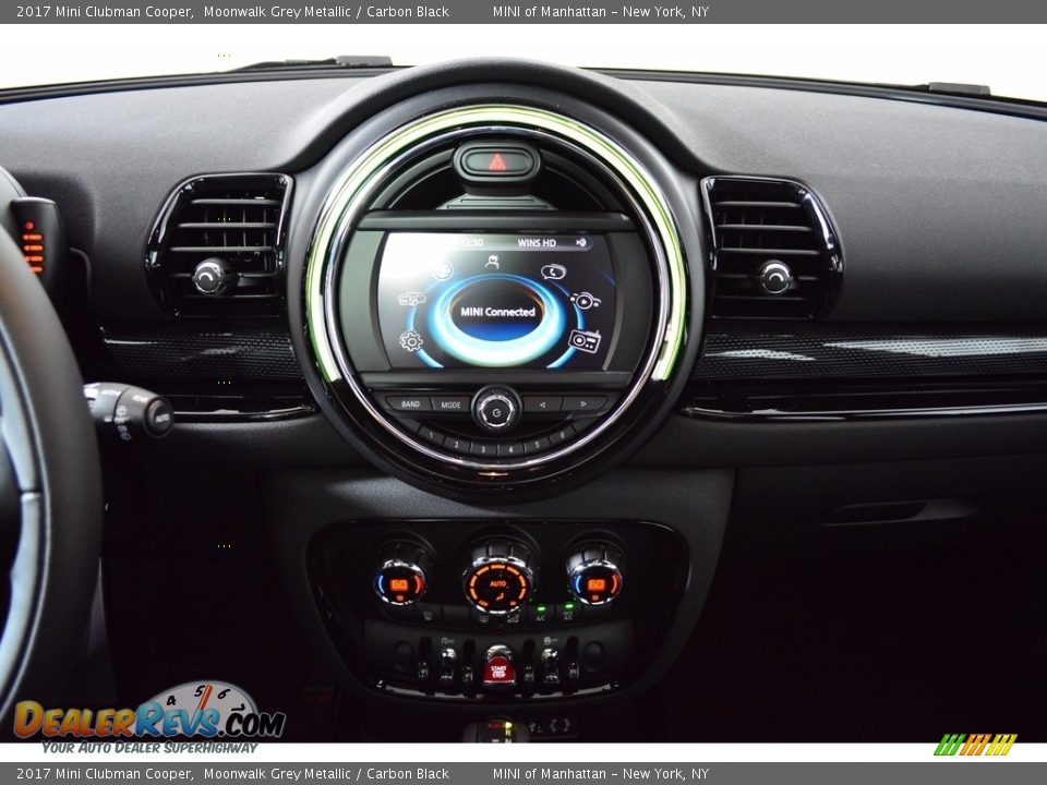 2017 Mini Clubman Cooper Moonwalk Grey Metallic / Carbon Black Photo #12