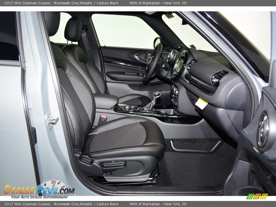 2017 Mini Clubman Cooper Moonwalk Grey Metallic / Carbon Black Photo #19