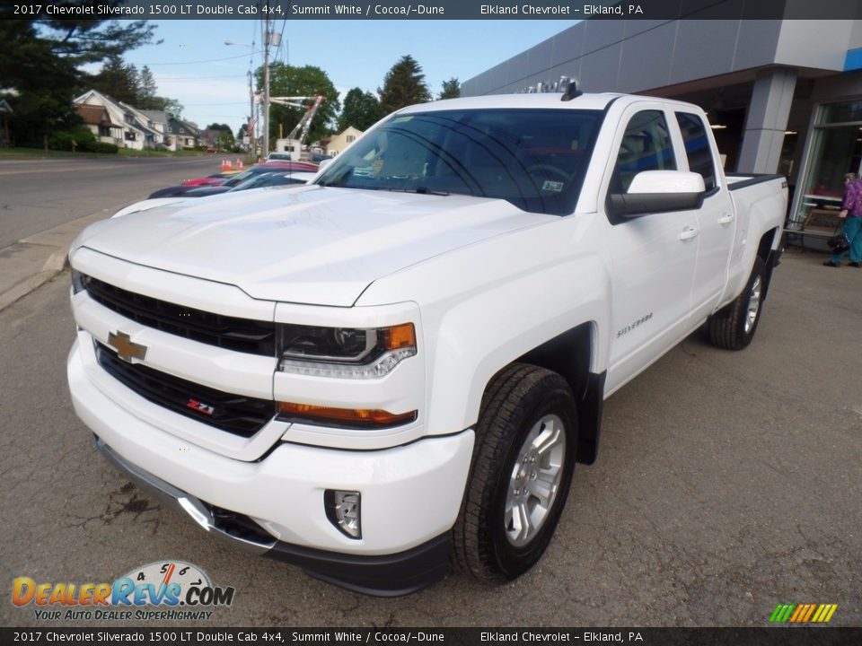 2017 Chevrolet Silverado 1500 LT Double Cab 4x4 Summit White / Cocoa/­Dune Photo #1