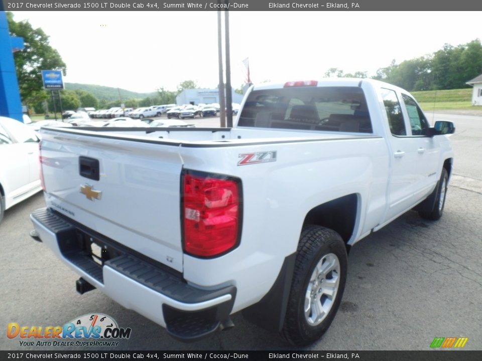 2017 Chevrolet Silverado 1500 LT Double Cab 4x4 Summit White / Cocoa/­Dune Photo #5