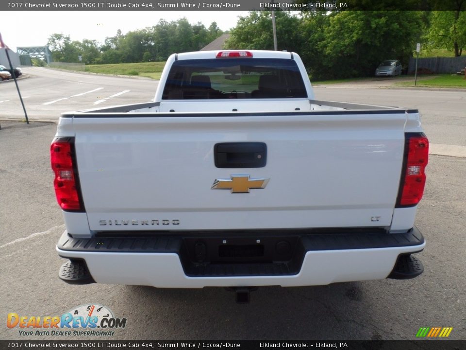 2017 Chevrolet Silverado 1500 LT Double Cab 4x4 Summit White / Cocoa/­Dune Photo #6