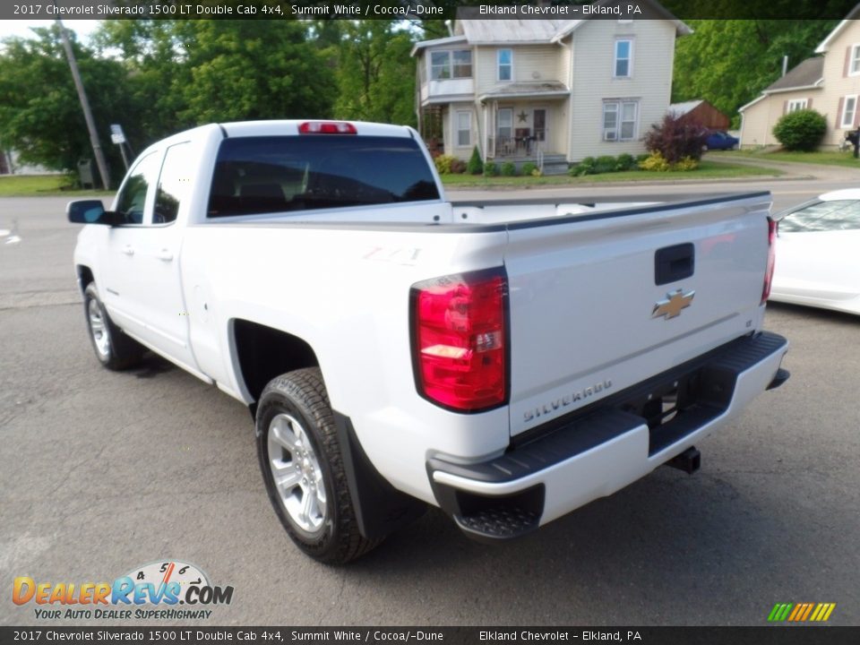 2017 Chevrolet Silverado 1500 LT Double Cab 4x4 Summit White / Cocoa/­Dune Photo #7