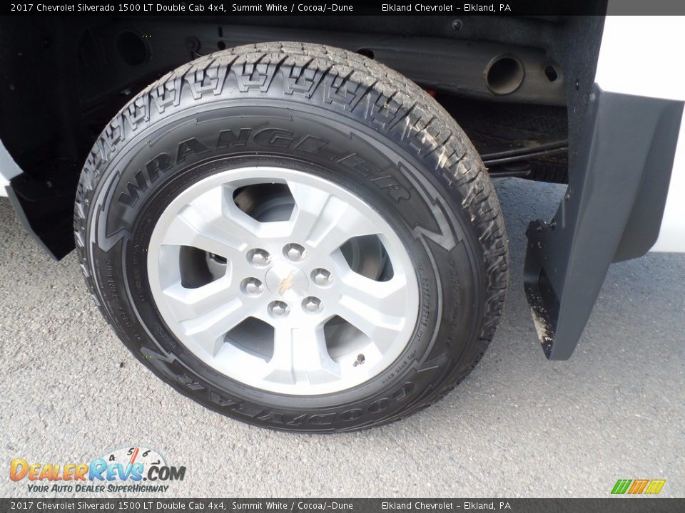 2017 Chevrolet Silverado 1500 LT Double Cab 4x4 Summit White / Cocoa/­Dune Photo #9