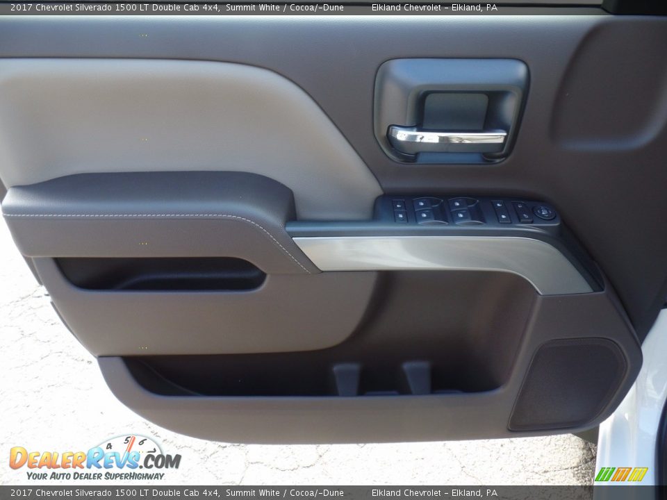 2017 Chevrolet Silverado 1500 LT Double Cab 4x4 Summit White / Cocoa/­Dune Photo #14