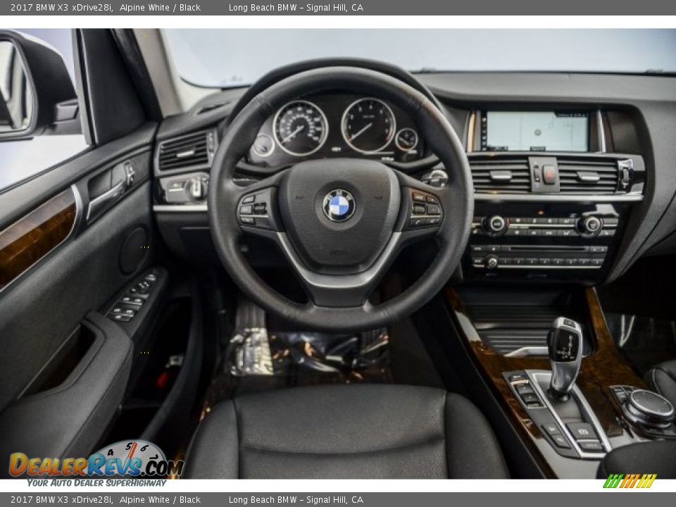 2017 BMW X3 xDrive28i Alpine White / Black Photo #4