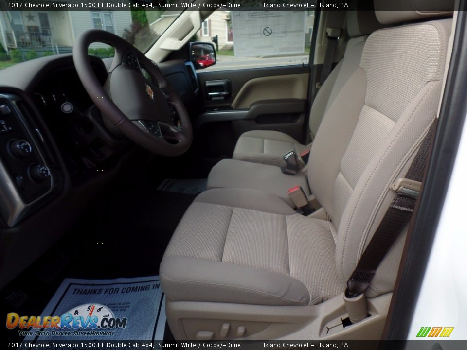 2017 Chevrolet Silverado 1500 LT Double Cab 4x4 Summit White / Cocoa/­Dune Photo #17