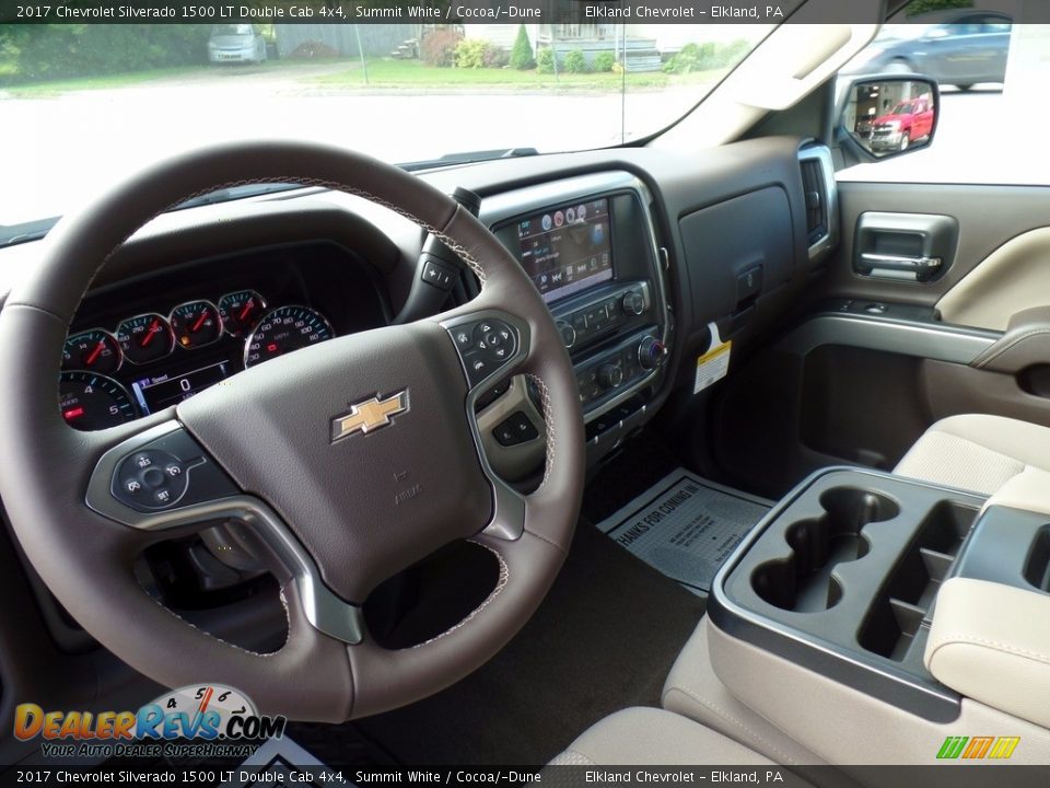 2017 Chevrolet Silverado 1500 LT Double Cab 4x4 Summit White / Cocoa/­Dune Photo #19