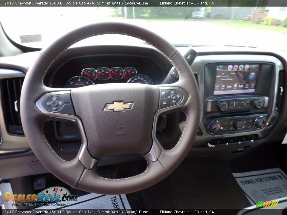 2017 Chevrolet Silverado 1500 LT Double Cab 4x4 Summit White / Cocoa/­Dune Photo #20