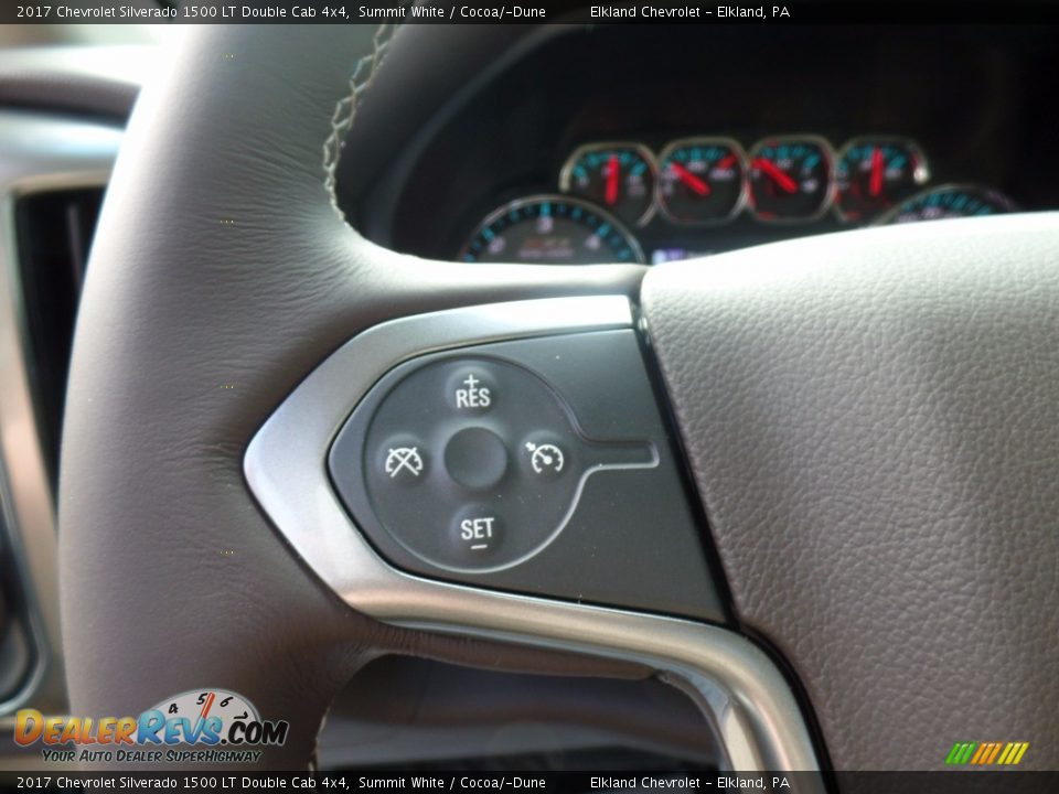 2017 Chevrolet Silverado 1500 LT Double Cab 4x4 Summit White / Cocoa/­Dune Photo #23