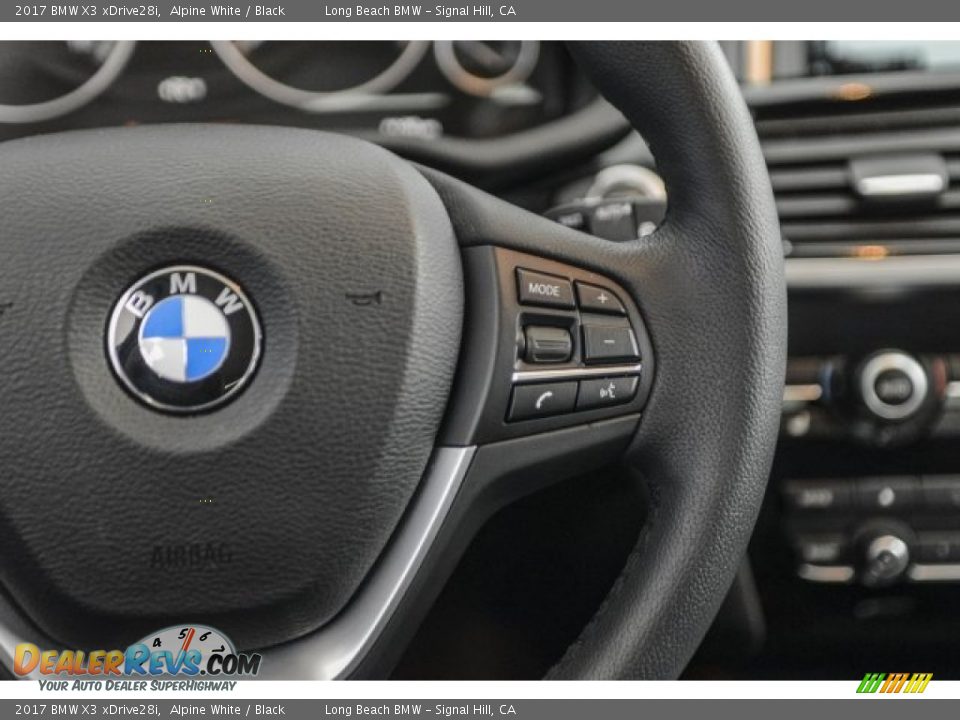 2017 BMW X3 xDrive28i Alpine White / Black Photo #14