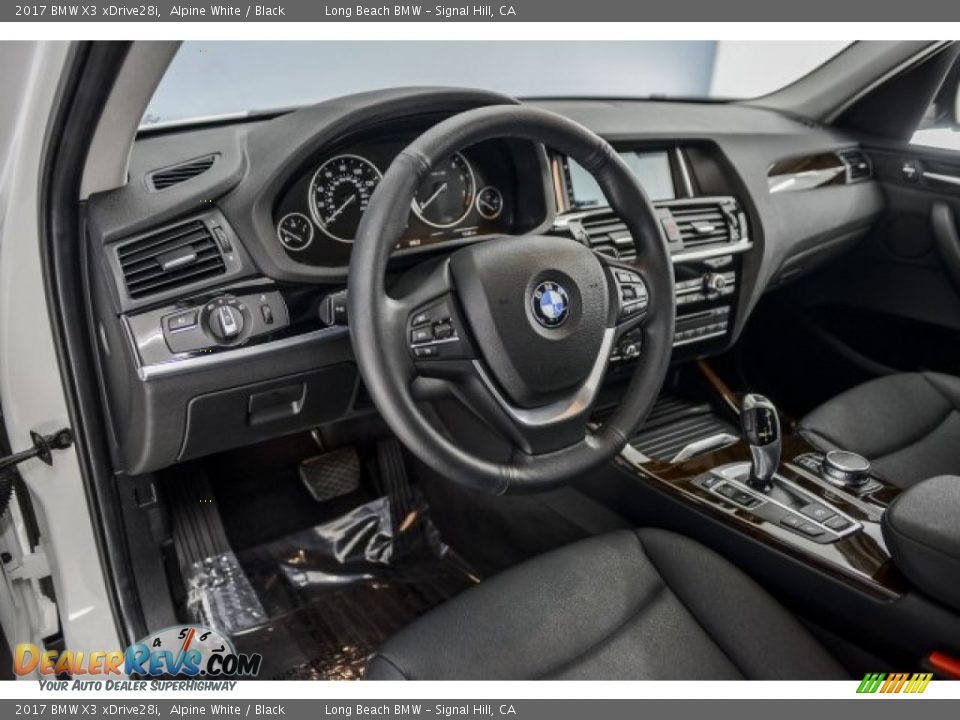 2017 BMW X3 xDrive28i Alpine White / Black Photo #15