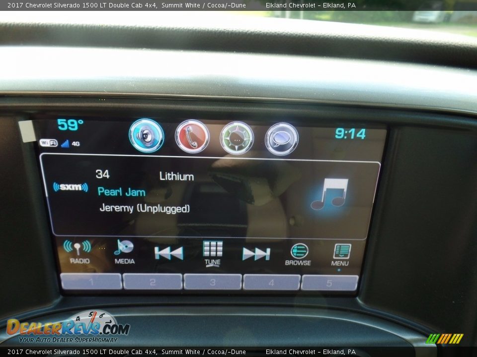 2017 Chevrolet Silverado 1500 LT Double Cab 4x4 Summit White / Cocoa/­Dune Photo #30