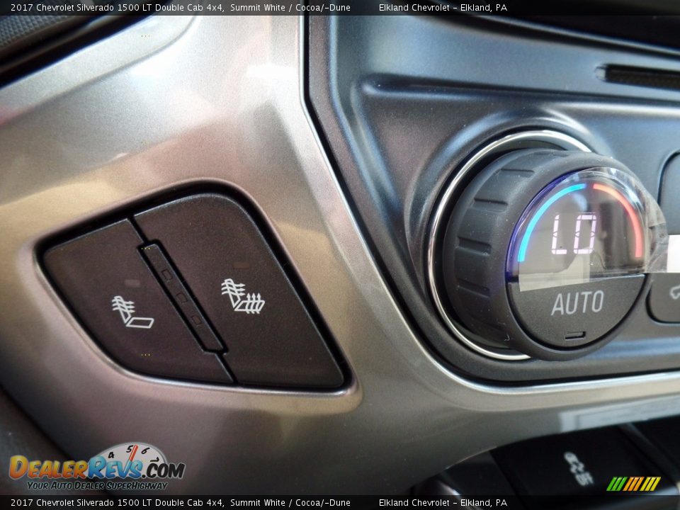 2017 Chevrolet Silverado 1500 LT Double Cab 4x4 Summit White / Cocoa/­Dune Photo #34