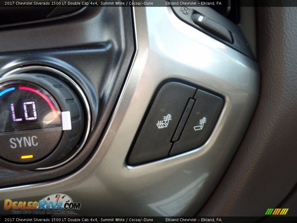 2017 Chevrolet Silverado 1500 LT Double Cab 4x4 Summit White / Cocoa/­Dune Photo #35