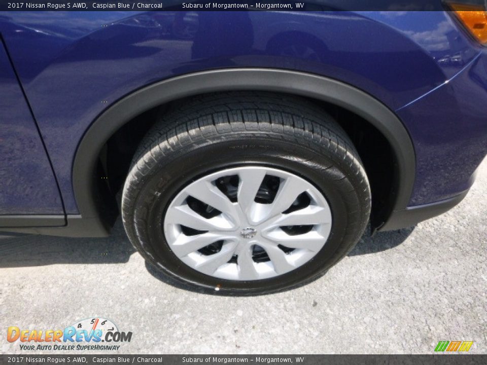 2017 Nissan Rogue S AWD Caspian Blue / Charcoal Photo #2
