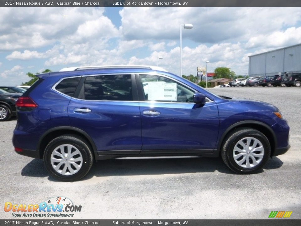 2017 Nissan Rogue S AWD Caspian Blue / Charcoal Photo #3