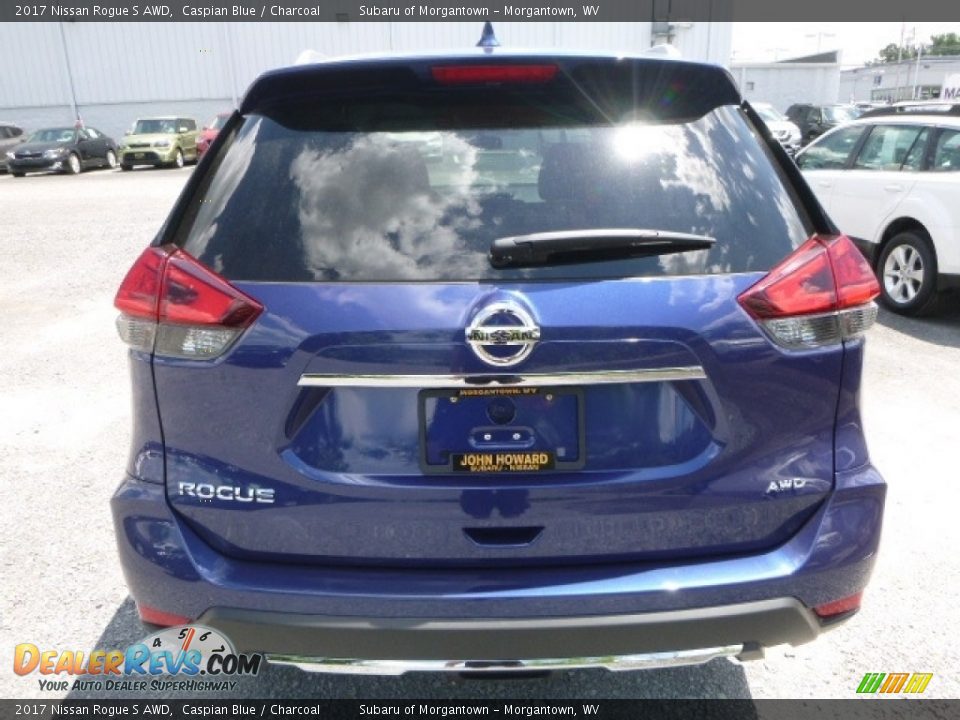 2017 Nissan Rogue S AWD Caspian Blue / Charcoal Photo #5
