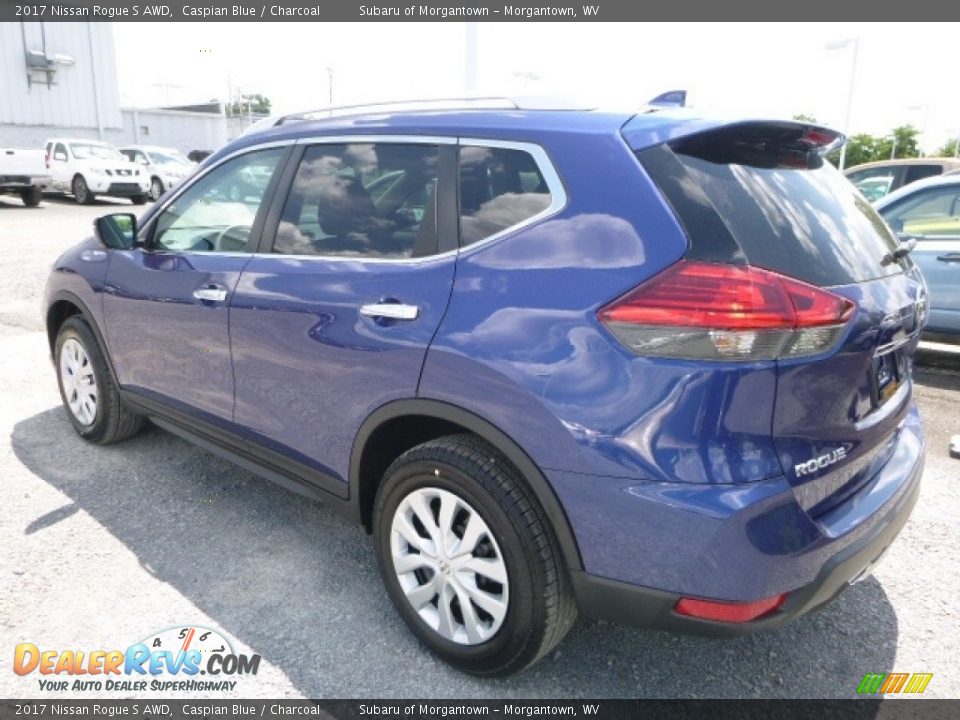 2017 Nissan Rogue S AWD Caspian Blue / Charcoal Photo #6