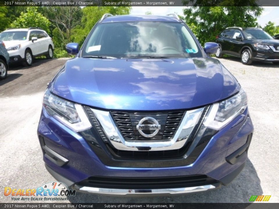 2017 Nissan Rogue S AWD Caspian Blue / Charcoal Photo #9
