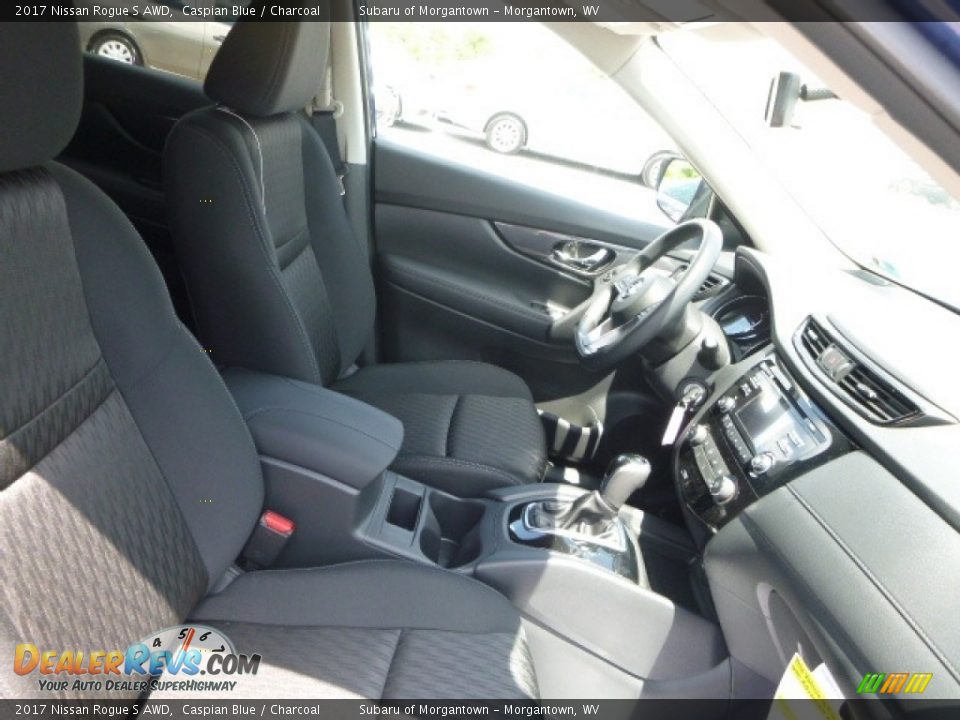 2017 Nissan Rogue S AWD Caspian Blue / Charcoal Photo #10