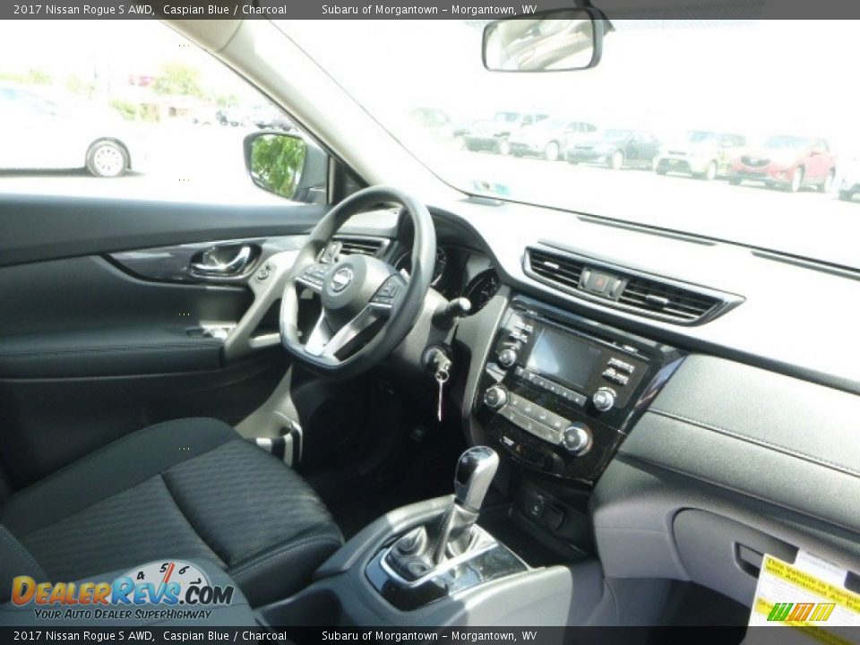 2017 Nissan Rogue S AWD Caspian Blue / Charcoal Photo #11
