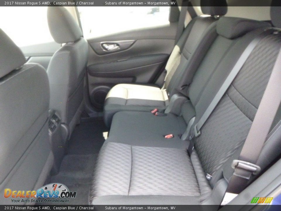 2017 Nissan Rogue S AWD Caspian Blue / Charcoal Photo #12