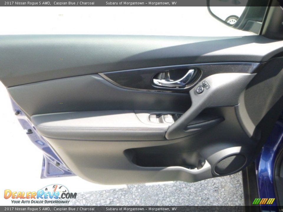 2017 Nissan Rogue S AWD Caspian Blue / Charcoal Photo #13