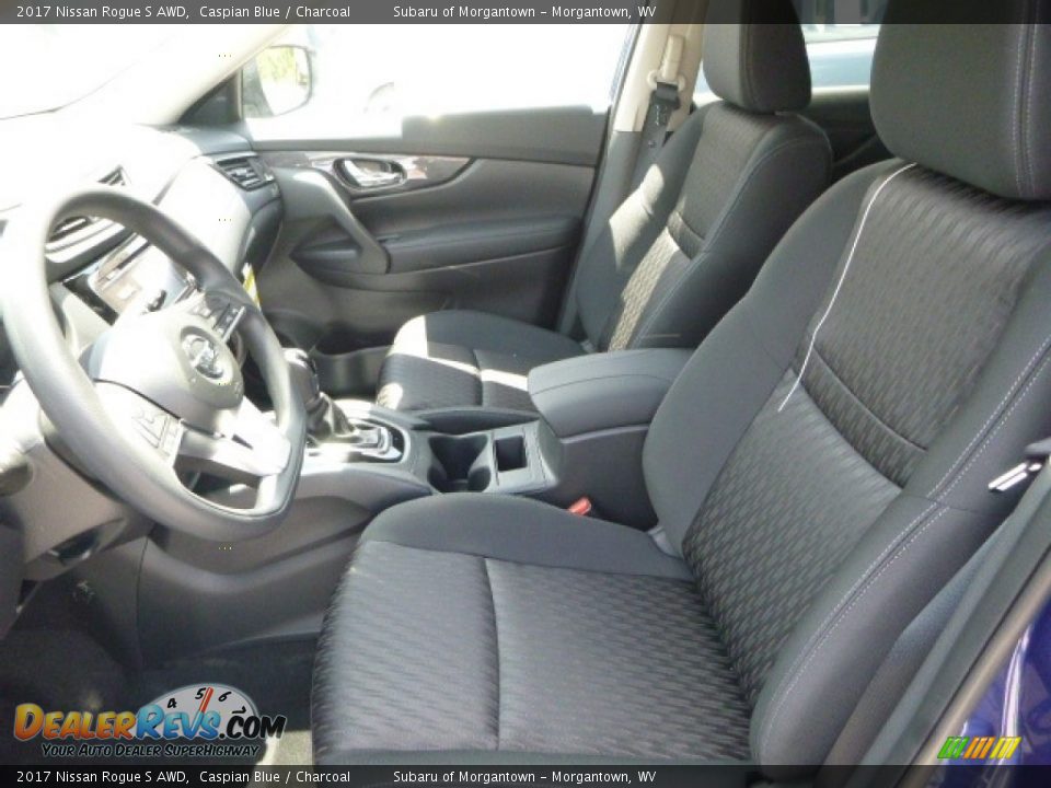 2017 Nissan Rogue S AWD Caspian Blue / Charcoal Photo #14