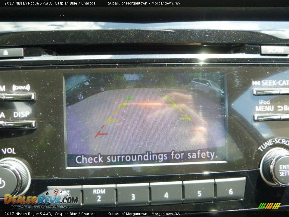 2017 Nissan Rogue S AWD Caspian Blue / Charcoal Photo #17