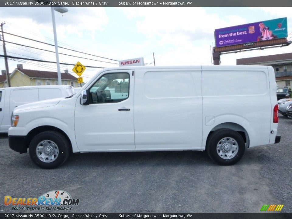 2017 Nissan NV 3500 HD SV Cargo Glacier White / Gray Photo #2